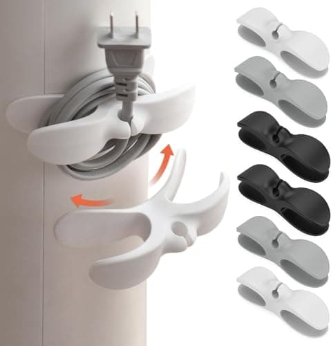 Cord Organizer for Kitchen Appliances, 6PCS Stick-on Cord Wrapper Cable Organizer, Upgraded Cord Holder Cord Winder Cord Keeper, Kitchen Cord Organizer for Air Fryer, Coffee Maker, Blender