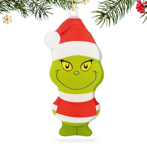 KAMHUPHEN 2025 Christmas Ornaments, Christmas Hanging Ornament, Funny Christmas Tree Decorations, Hanging Accessories Outdoor Indoor Decor, Gift for Friends Families Neighbors (Green)