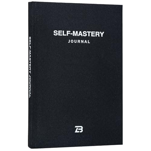Productivity & Self-Mastery Journal for Men: Gratitude, Mental Health and Manifestation Diary for Mindfulness | Guided Daily Planner for Reflection, Positivity, Personal Growth and Self Care, Black