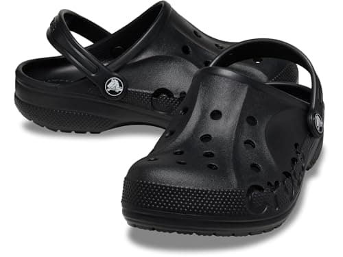 Crocs Via Clog, Slip-on Shoes for Kids and Toddlers, Black, 2 US Unisex Little