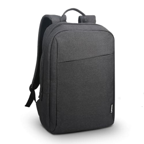 Lenovo Laptop Backpack B210, 15.6-Inch Laptop/Tablet, Durable, Water-Repellent, Lightweight, Clean Design, Sleek for Travel, Business Casual or College, GX40Q17225, Black