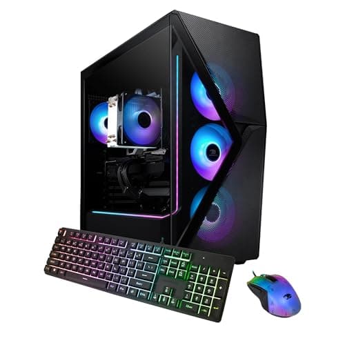 iBUYPOWER Slate 8 MESH Gaming PC Computer Desktop SMI7N47S01 (Intel Core i7 14700F CPU, NVIDIA GeForce RTX 4070 Super 12GB GPU, 16GB DDR5 Non-RGB 5200MHz RAM, 2TB NVMe, WiFi Ready, Windows 11 Home)