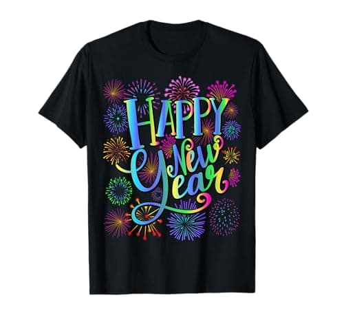 New Years Eve Party Supplies NYE 2025 Happy New Year T-Shirt