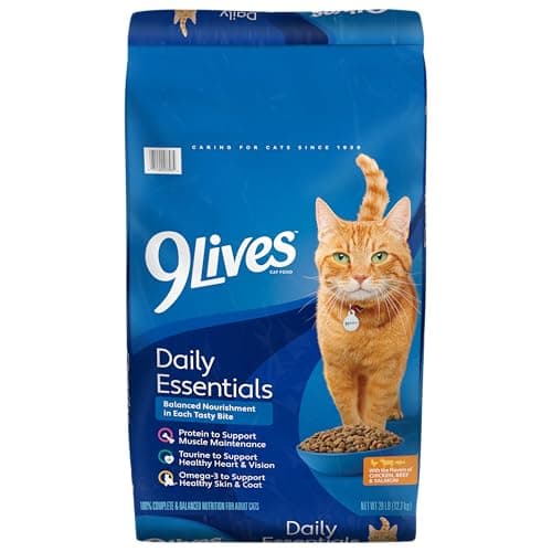 9Lives Daily Essentials Dry Cat Food, 28 Pound Bag