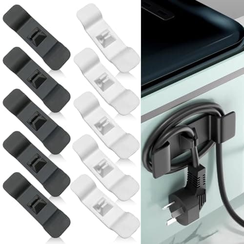 Cord Organizer for Appliances 10PCS, Appliances Cord Organizer for Kitchen Stick on Mixer, Pressure Cooker, Coffee Maker, Air Fryer, and Blender