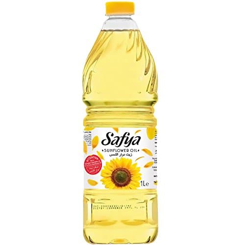 Safya - 100% Pure Sunflower Oil, (1 L) 33.8 Fl Oz