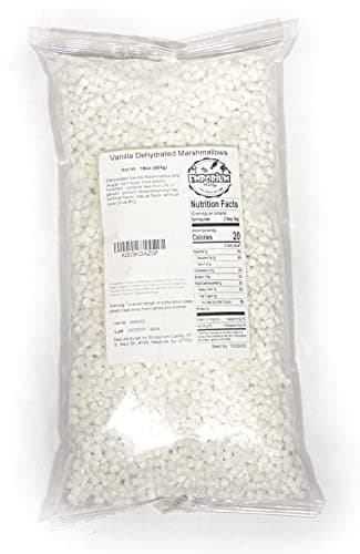 Dehydrated Mini Vanilla Marshmallows - 1 lb of Delicious Fresh Bulk White Marshmallows