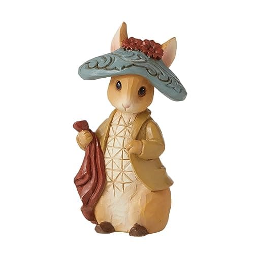 Enesco Beatrix Potter by Jim Shore Benjamin Bunny Miniature Figurine, 3.66 Inch, Multicolor