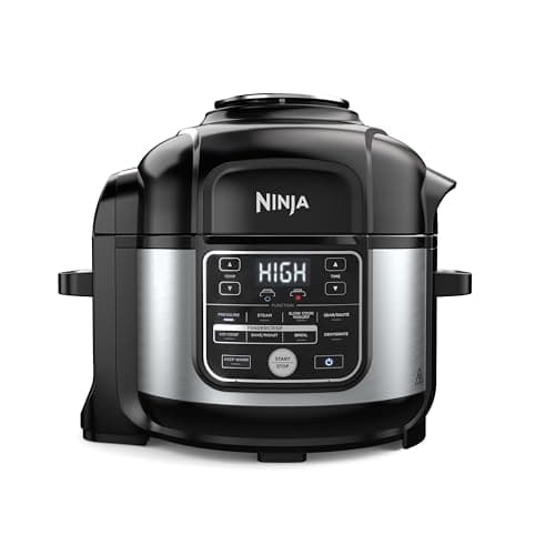 Ninja Foodi 10-in-1 6.5-Quart PRO Pressure Cooker OS300 with Air Fry, TenderCrisp Technology, Slow Cook, Steam, Sous Vide, and More - Ceramic-Coated, Nonstick, Dishwasher Safe, PTFE/PFOA Free