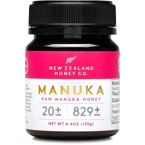 New Zealand Honey Co. Raw Manuka Honey UMF 20+ / MGO 829+ | UMF Certified | 4.4oz | Medical Grade Raw Honey