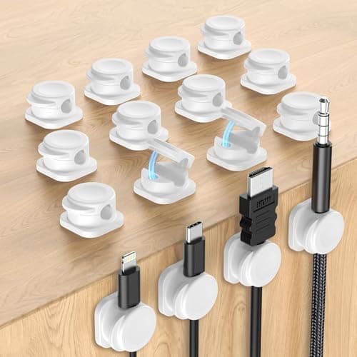 Cable Organizer, Magnetic Cable Clips