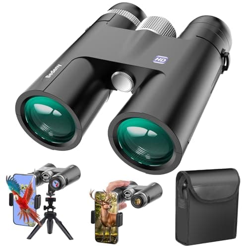 18X50 High Powered Binoculars for Adults with Upgraded Phone Adapter, Tripod and Tripod Adapter,Waterproof Compact Binoculars with Low Light Vision for Bird Watching,Travel,Sightseeing