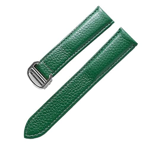 DAVNO Watch Band For Cartier TANk SOLO Men Lady Deployant Clasp Watch Strap Genuine Leather soft Watch Bracelet Belt 20mm 22mm 23mm