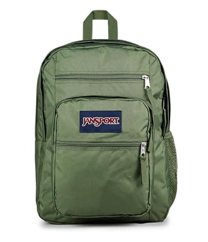 JanSport Laptop Backpack - Computer Bag with 2 Compartments, Ergonomic Shoulder Straps, 15” Laptop Sleeve, Haul Handle - Cargo Green