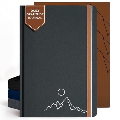 RYVE Gratitude Journal for Men – 6-Month Guided Mindfulness Journal with Prompts, Daily Writing & Reflection, Mindfulness Gifts for Men