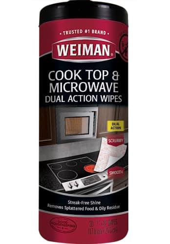 Weiman Cooktop & Microwave Cleaning Wipes - 30 Count