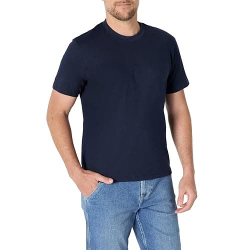 Amazon Essentials Men's Relaxed Fit T-Shirt, Navy, Large