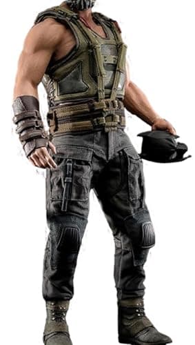 ZM ATTIRE Mens Superhero Bane Vest Knight Rises Tom Hardy Costume Halloween Cosplay