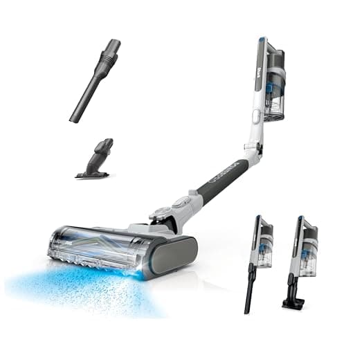 Shark PowerPro Flex Reveal Plus Cordless Vacuum, FloorDetect & Dirt-Reveal Technology, HEPA Filter, for Carpets & Hard Floors, Up to 50-Minute Runtime, Powerful Pet Hair Pickup, Java, IZ382H