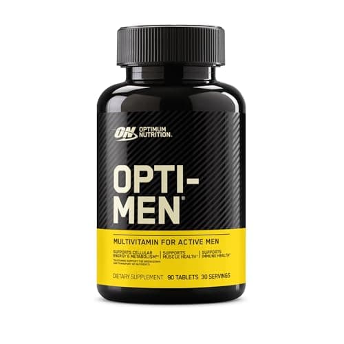 Optimum Nutrition Opti-Men, Vitamin C, Zinc and Vitamin D, E, B12 for Immune Support Mens Daily Multivitamin Supplement, 90 Count (Packaging May Vary)