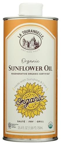 LA TOURANGELLE Organic Sunflower Oil, 25.4 FZ