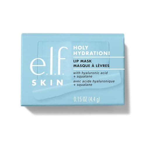 e.l.f. SKIN Holy Hydration! Lip Mask, Hydrating Lip Mask For A Softer & Smoother Pout, Infused With Hyaluronic Acid, Non-Sticky, Vegan & Cruelty-Free (pack of 1)