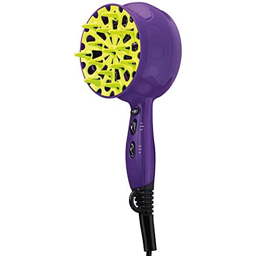 Bed Head Curls-in-Check 1875W Hair Diffuser Dryer | Great for Curly Hair, Reduce Frizz & Static | Diffuser Hair Dryer Enhances Natural Curl, Waves & Texture