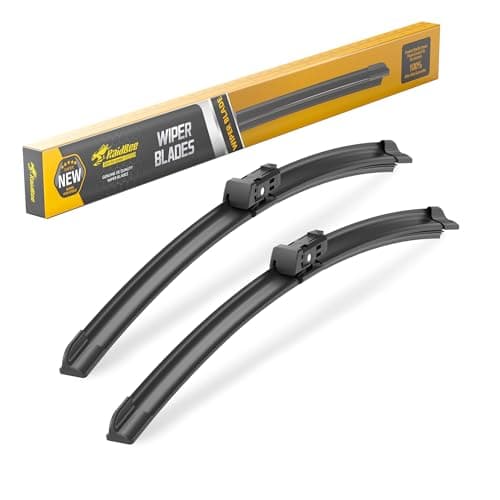 Best Wiper Blades #4 from RaidBee Raidbee® 22"+22" Windshield Wiper Blades Automotive Replacement for VW VOLKSWAGEN Beetle 2012 2013 2014 2015 2016 2017 2018 –Genuine OEM Quality (Set of 2)