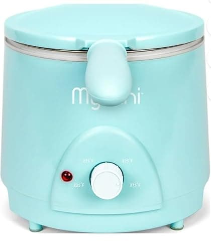 MyMini 1.5 qt Electric Deep Fryer, 700 Watts, Aqua