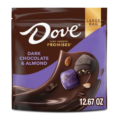 DOVE PROMISES Individually Wrapped Almond & Dark Chocolate Candy Assortment, 12.67 oz Bag