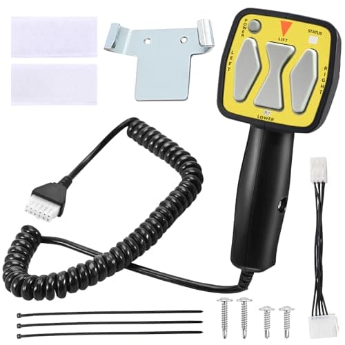 TOVEN-RV 22154 Meyer Snowplow Handheld Controller Replacement for Meyer Diamond E47 E60 E57 22154 22690, SAM 1306901, 56462 Straight Blade Plows 6 Pin Plug Hand Held Controller