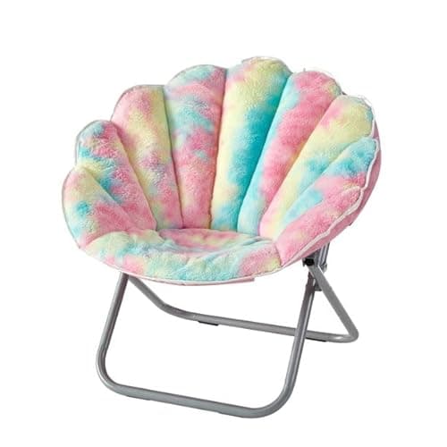 Urban Lifestyle Saucer Chair, Rainbow Tie Dye