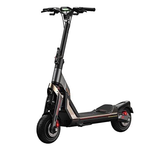 Segway SuperScooter GT2P Electric Scooter, Up to 55.9 Miles and 43.5 MPH, E Scooter Adults for Commuting w/t 11" Anti-Puncture Tubeless Tires, 2WD, Transparent Display, Suspension System, Black