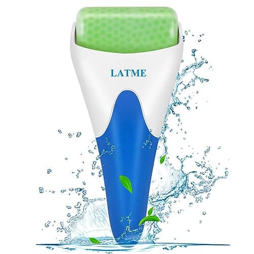 LATME Ice Roller for Face Eyes,Womens Gifts,Face Massager Roller Puffiness Migraine Pain Relief and Minor Injury (Green)