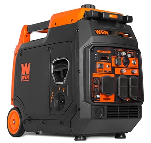 WEN 4800-Watt Portable Inverter Generator, Electric Start, RV-Ready, Quiet and Lightweight with Fuel Shut Off and CO Watchdog (56480iX)