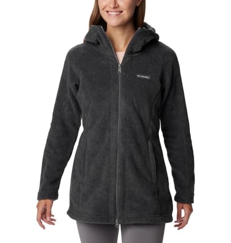 Columbia Women's Benton Springs II Long Hoodie, Charcoal Heather, X-Small