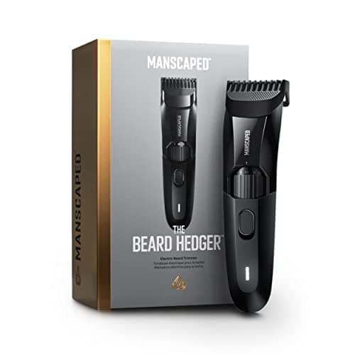 Best Beard Trimmers for Men #10 from MANSCAPED MANSCAPED® The Beard Hedger® Premium Men's Beard Trimmer, 20 Length Adjustable Blade Wheel, Stainless Steel T-Blade for Precision Facial Hair Trimming, Cordless Waterproof Wet/Dry Clipper