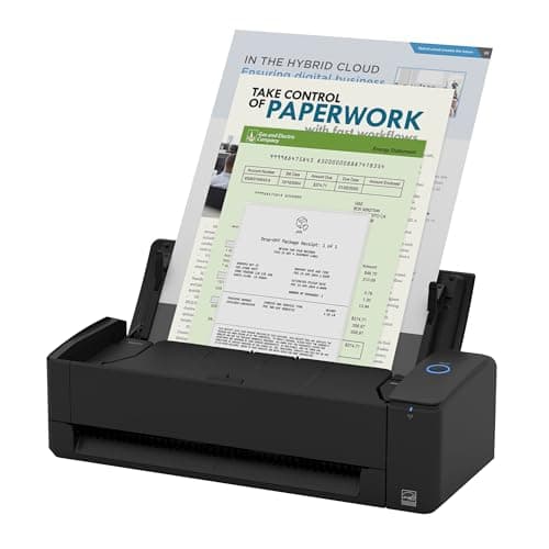 ScanSnap iX1300 Deluxe Compact Wireless or USB Double-Sided Color Document, Photo & Receipt Scanner with Auto Document Feeder and Manual Feeder for Mac or PC