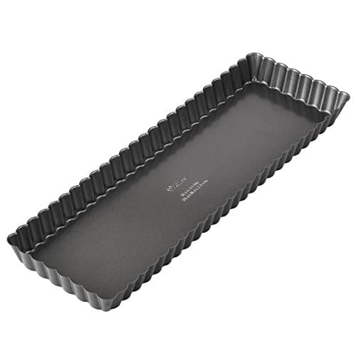 Wilton Extra Long Non-Stick Tart and Quiche Pan, the Fluted Edges on Your Tarts and Quiches will Add a Touch of Flair, 14 x 4.5-Inch