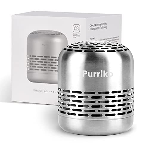 Purriko Refrigerator Deodorizer,Lasts up to 10 Years,Refrigerator Odor Eliminator,Fridge Deodorizer,More Effective Than Baking Soda Bamboo Air Purifying Bags