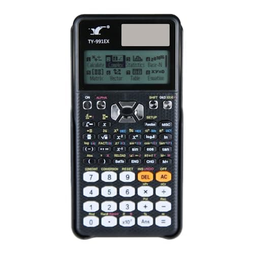 TY991EX Scientific Calculator,Math Calculator with 4-Lines Display 552 Function Algebra Fraction Non Graphing Solar Battery Power Basic Calculators for Middle High College Students,Engineers,Business