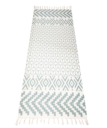 Cifupy Handmade Organic Yoga Mat made with Organic Cotton Yoga Mat - Non Slip Hand-Woven Foldable Yoga Rug Provides Excellent Comfort, Traction & Support for Indoor & Outdoor Use - 24 x 72 Inches