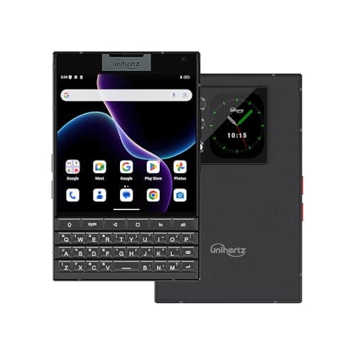 Unihertz Titan 2 The Latest 5G QWERTY Physical Keyboard 5G Smartphone Android 15 Dual Screen 5050mAh Large Battery Capacity 12+512GB Memory Compatible with T-Mobile, Verizon and AT&T only