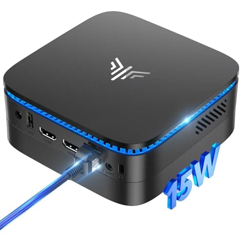 KAMRUI AK1 Plus Mini PC, Desktop Computer 12th N95(up to 3.4GHz) Mini PC 16GB RAM 512GB SSD, Micro PC Computer, Mini Tower PC Support 4K HDMI, Desktop PC with Dual WiFi, BT4.2 for Business Home Office