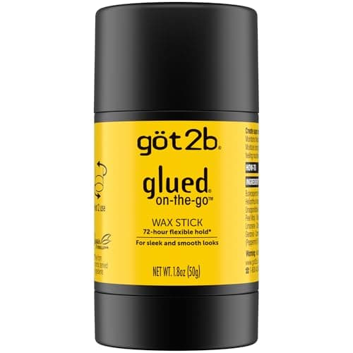 got2b glued on-the-go wax stick, 1.8oz, sleek and slick styles, style your hair without the crunch, helps control frizz