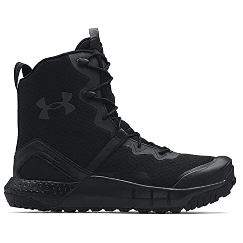 Under Armour Men's Micro G Valsetz Zip Military and Tactical Boot, Black (001)/Black, 9 M US