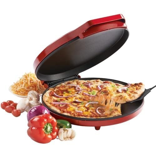 Betty Crocker Countertop Pizza Maker, 1440-Watt Pizza Maker Machine for Home, BC-2958CR