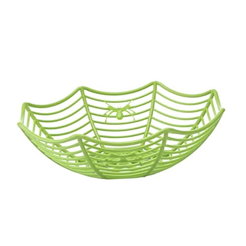 Ciieeo Spider Web Baskets Halloween Party Decor Halloween Candy Holder Home Decoration Decor Halloween Fruit Basket Fruit Dish Fruit Bowl Fruit Tray Decorate Supplies