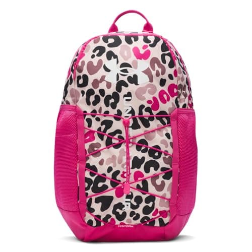 Under Armour Unisex Hustle Sport 6.0 Backpack, (674) Tourmaline Pink/Virtual Pink/White, One Size Fits Most