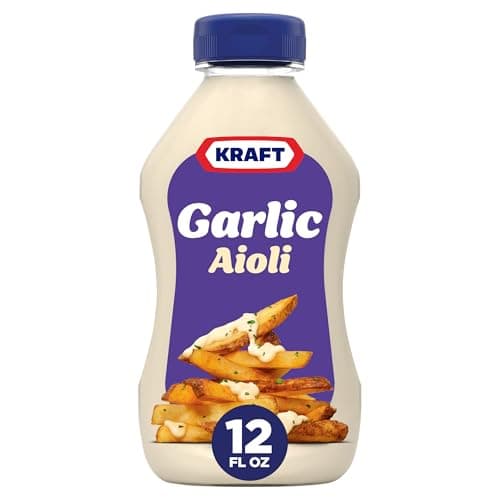 Kraft Garlic Aioli, 12 fl oz Bottle